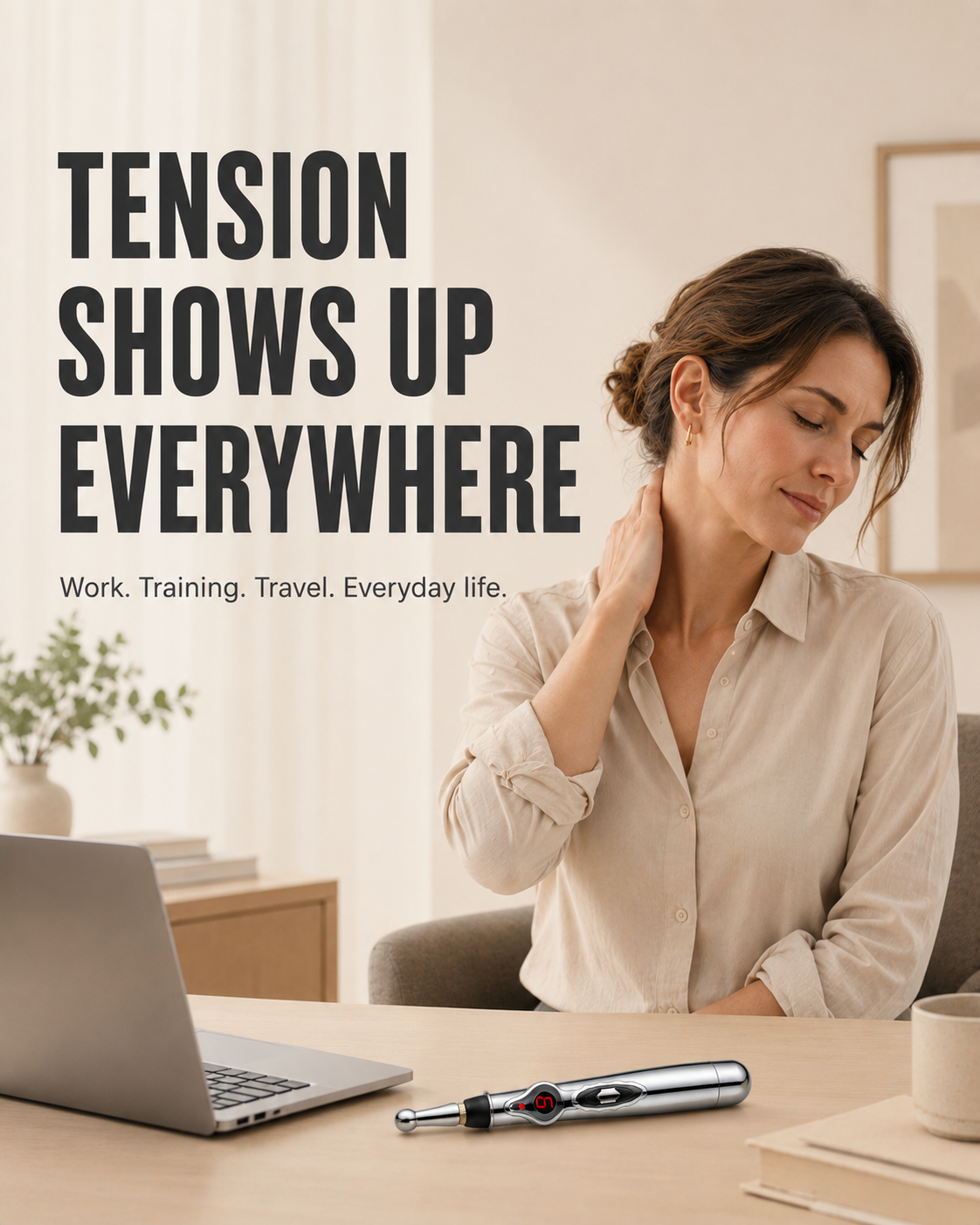 VeraPen used as part of everyday pain-ease routines